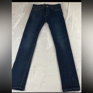 Levis 515 skinny fit mens dark wash blue denim jeans size 32x34